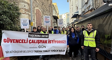 Taşeron İşçilerden Büyükşehir Önünde Eylem!