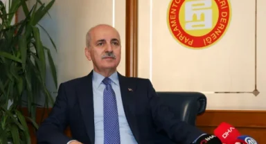 TBMM Başkanı Kurtulmuş'tan Parlamento Muhabirleri'ne ziyaret