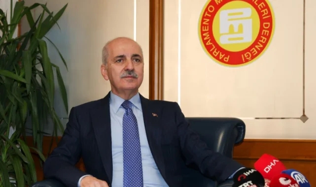 TBMM Başkanı Kurtulmuş'tan Parlamento Muhabirleri'ne ziyaret