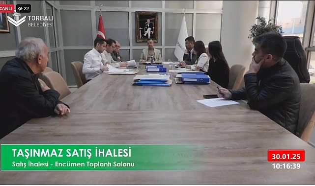 Torbalı Belediyesi’nden şeffaf ihale