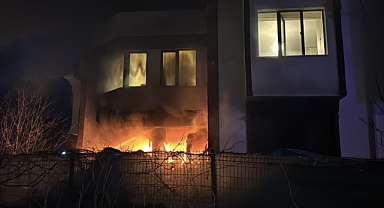 Villada çıkan yangın söndürüldü