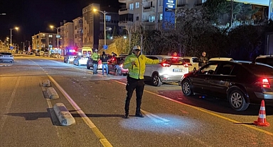 Yılbaşı denetimlerinde 72 araç trafikten men edildi