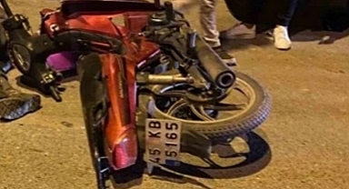 Alaşehir'de devrilen motosikletin sürücüsü öldü