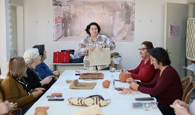 Balçova’da el sanatları kurslarına yoğun ilgi
