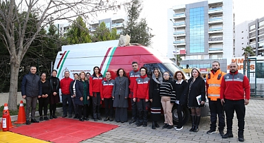 Başkan Ünsal ve anaokulu öğrencileri deprem tatbikatında!