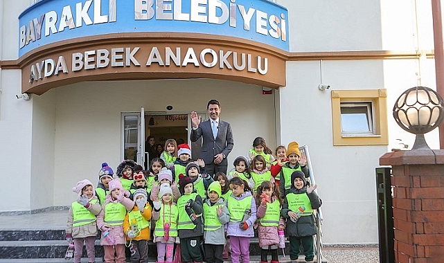 Bayraklı Belediyesinden miniklere deprem bilinci eğitimi