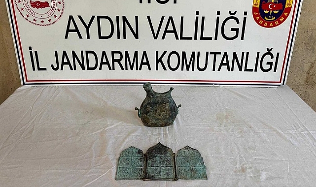 Bizans dönemine ait levha ele geçirildi