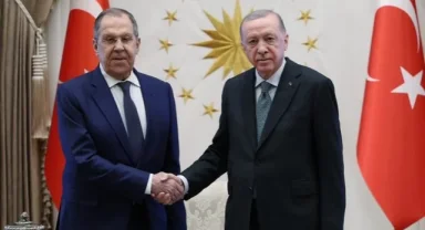 Erdoğan, Rusya Dışişleri Bakanı Lavrov'u kabul etti