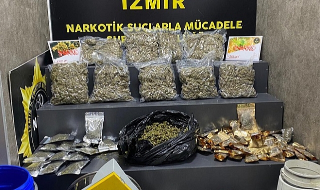 İzmir'de uyuşturucu operasyonlarında 3 şüpheli tutuklandı