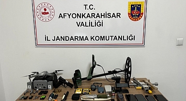 Kaçak kazı yapan 7 kişi yakalandı