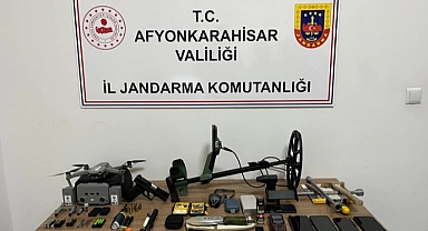 Kaçak kazı yapan 7 kişi yakalandı