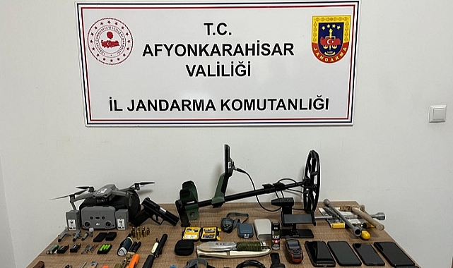 Kaçak kazı yapan 7 kişi yakalandı