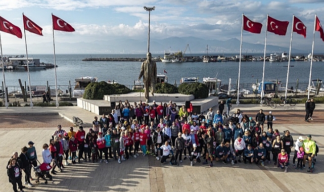 Karşıyaka’da yürekleri ısıtan koşu!