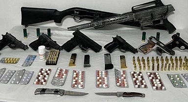 Ruhsatsız silah operasyonunda 6 şüpheli yakalandı