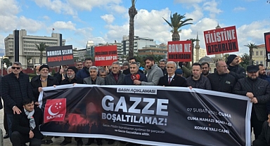 Saadet Partisi Gazze için meydanlara indi