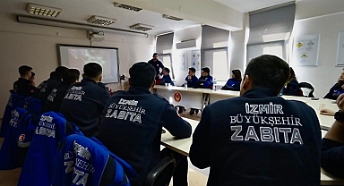 Zabıta personeline yangın güvenliği eğitimi