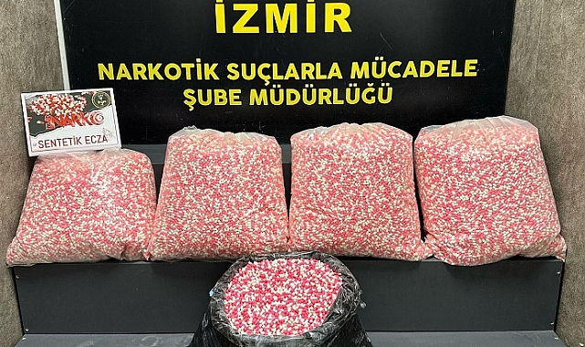 160 bin 940 sentetik ecza hap ele geçirildi