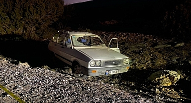 Afyonkarahisar'da devrilen otomobilin sürücüsü öldü