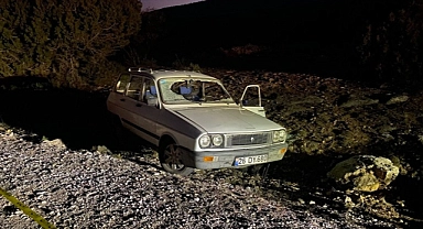 Afyonkarahisar'da devrilen otomobilin sürücüsü öldü