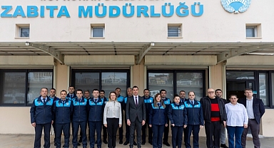 Başkan Mutlu belediye çalışanlarıyla bayramlaştı