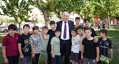Çocuklar İstedi Başkan Türkmen Yaptı