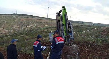 Didim'de kaçak kazı yapan 4 kişi yakalandı
