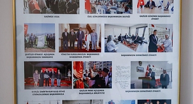 Gazilerden Başkan Tugay’ı duygulandıran armağan