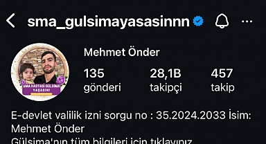 Gülsima’nın gülüşü solmasın