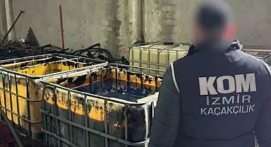 İzmir'de 24 ton kaçak akaryakıt ele geçirildi