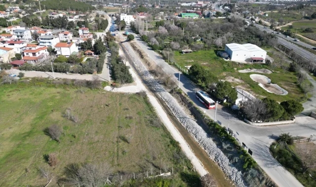 İzmir Yarımada'da dereler ıslah edildi