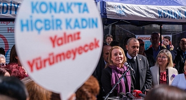 Konak’ta Kadınlar Günü dayanışması