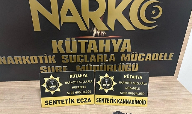 Kütahya'da uyuşturucu operasyonları
