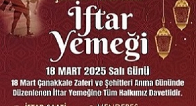 Menderes’te Şehitler Anısına İftar