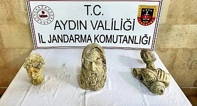 Roma dönemine ait 3 büst ele geçirildi