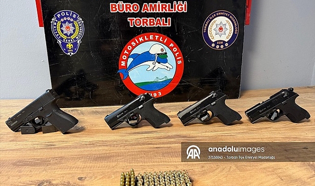 Ruhsatsız silahlarla yakalanan şüpheli tutuklandı