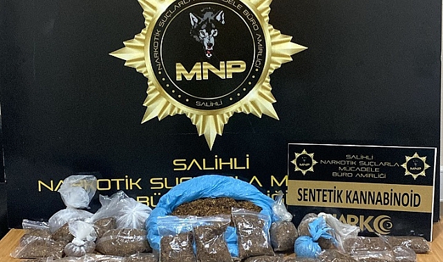 Salihli'de uyuşturucu operasyonu