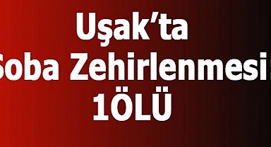 Uşak'ta karbonmonoksit gazından zehirlenen kadın öldü