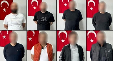 8 şüpheli Gürcistan'dan getirildi