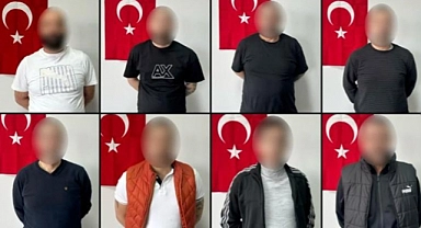 8 şüpheli Gürcistan'dan getirildi