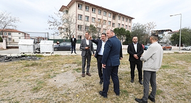 Başkan Ömer Eşki çalışmaları yerinde inceledi