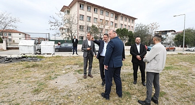 Başkan Ömer Eşki çalışmaları yerinde inceledi