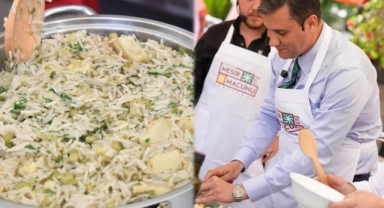 Zeyrek'ten "Enginarlı Mesirli Bahar Pilavı"