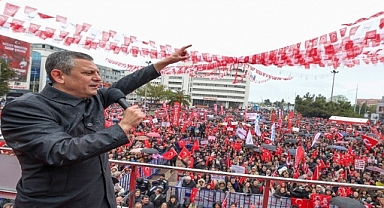 CHP lideri Özgür Özel,Samsun'da konuştu