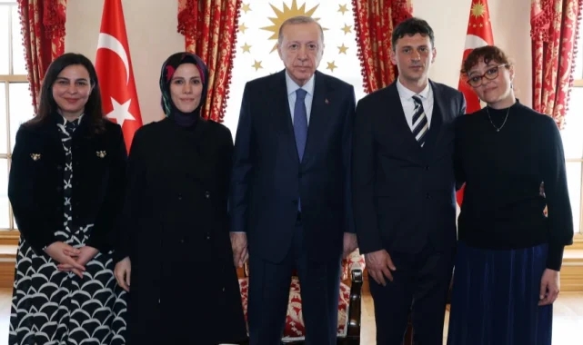 Cumhurbaşkanı Erdoğan, Minguzzi ailesini kabul etti