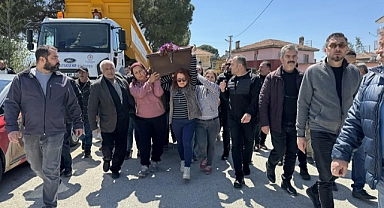 Eski eşi tarafından öldürülen kadının cenazesi defnedildi