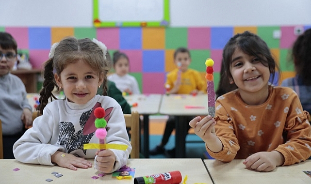 Konaklı minikler sanatla büyüyor
