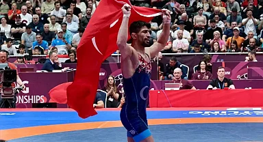 Milli güreşçi Kerem Kamal, Avrupa şampiyonu oldu