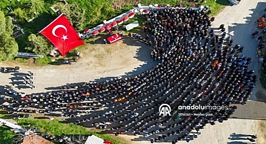 Şehit polis memuru Uşak'ta son yolcuğuna uğurlandı