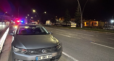 Uşak'ta otomobilin çarptığı kadın öldü
