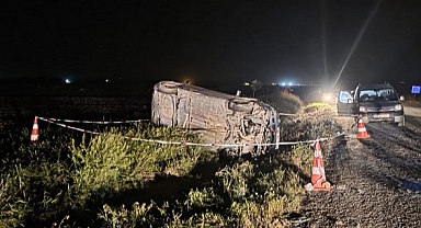 Afyonkarahisar’da Otomobil Devrildi: 1 Ölü, 2 Yaralı